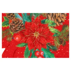 Deckchen „Weihnachtsstern“, 2 Stück