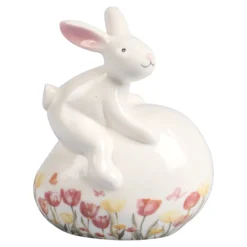 Dekofigur "Keramik-Kletterhase" Lenny