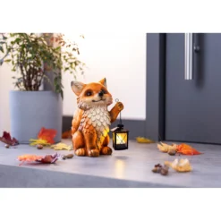Dekofigur „Laternen-Fuchs Freddy“