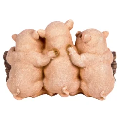 Dekofigur „Willkommen bei der Schweinebande“