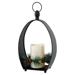 Deko-Laterne „Weihnachtskerze“