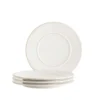 Dessertteller Set, Steinzeug Unico Weiß