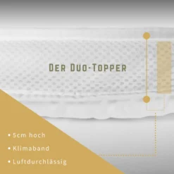 Duo-Topper 100x200 cm