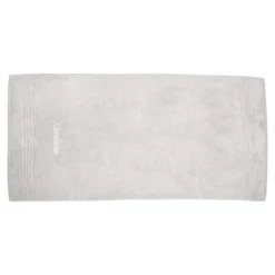 Duschtuch personalisiert mit Namen, 70x140 cm, 100% Baumwolle hellgrau