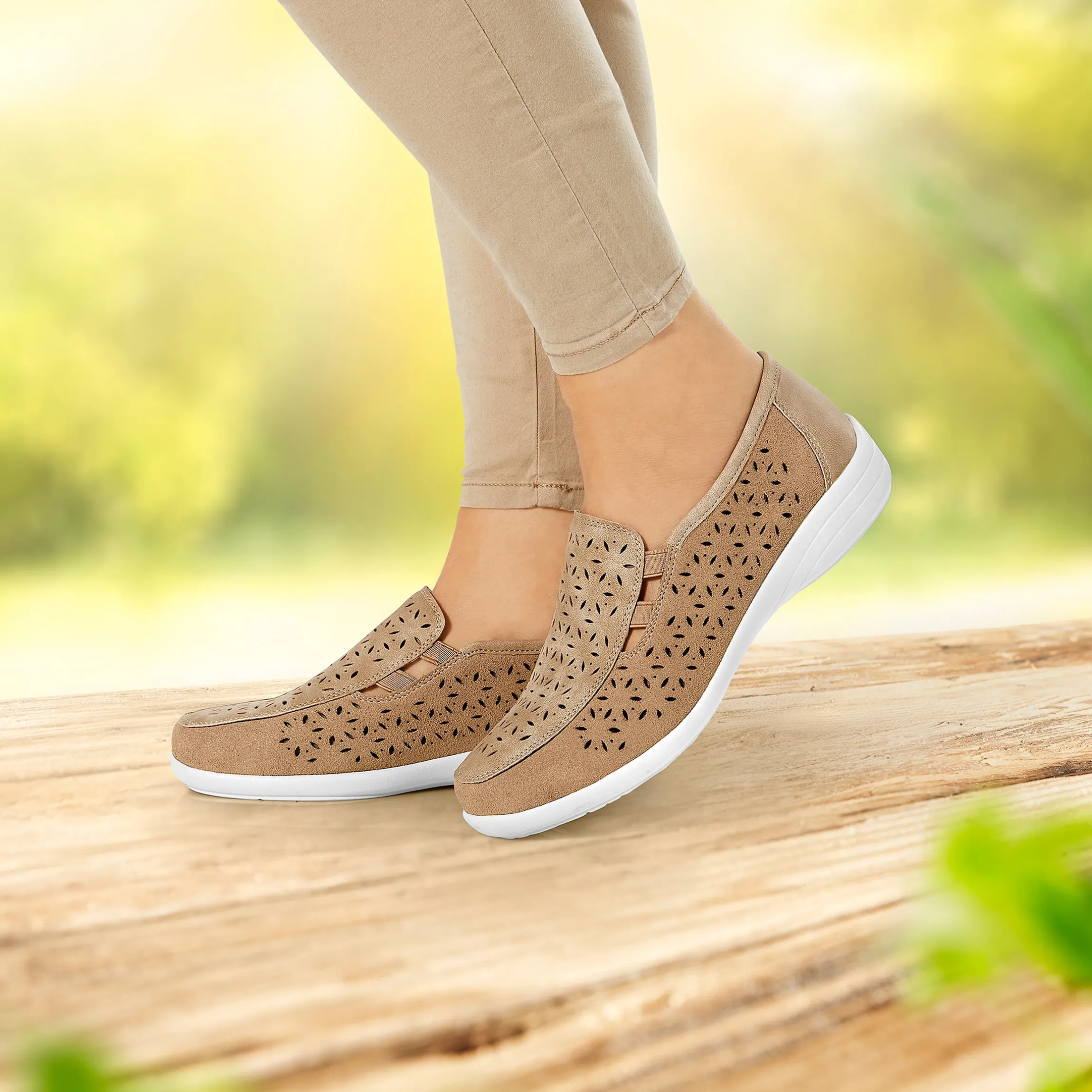Echtleder-Halbschuh "Berta"