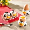 Eierbecher, 2 Stück Kühe