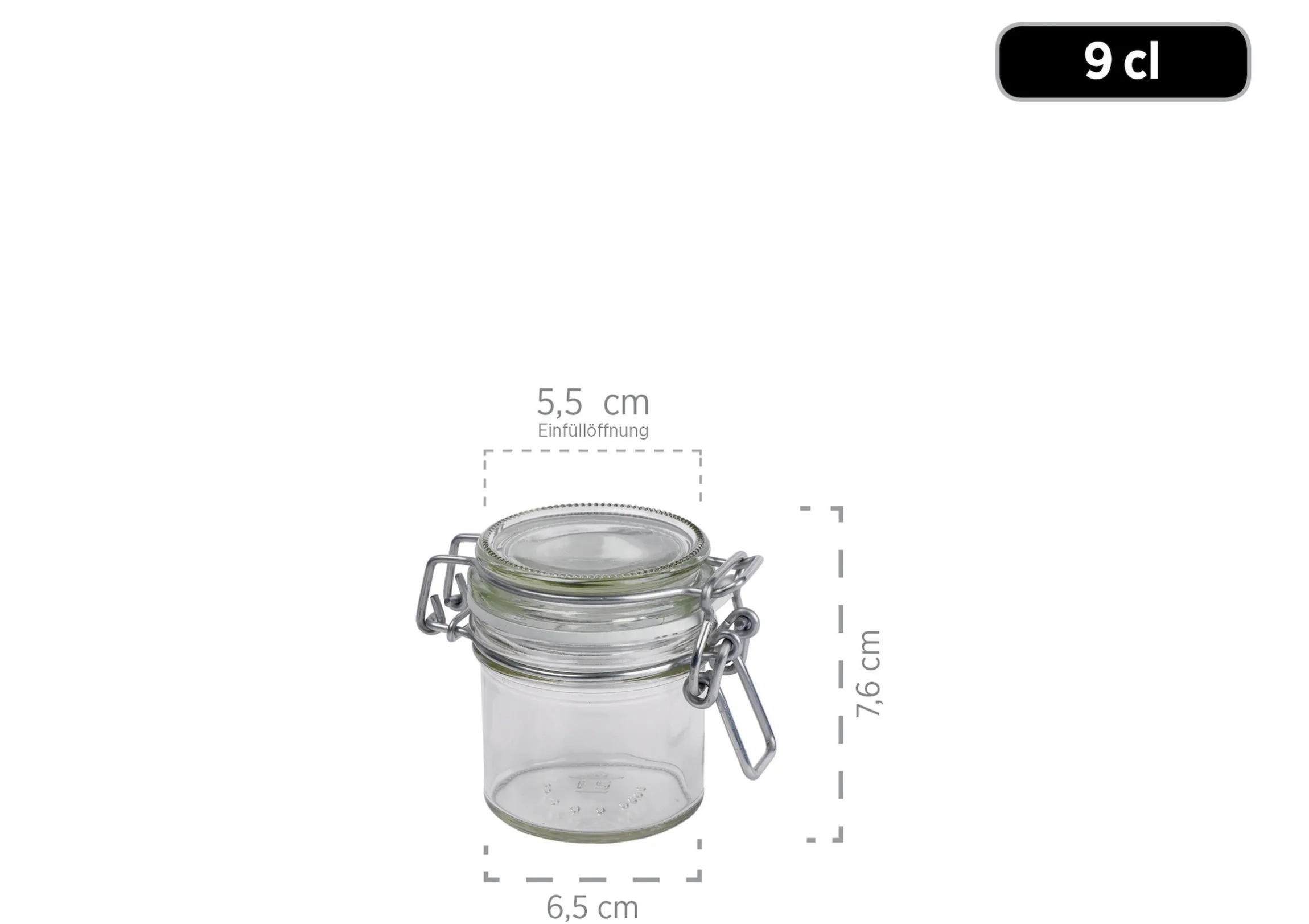Einmachglas 9 cl GOTHIKA