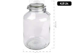 Einmachglas 4,8 l GOTHIKA 6 x Einmachglas