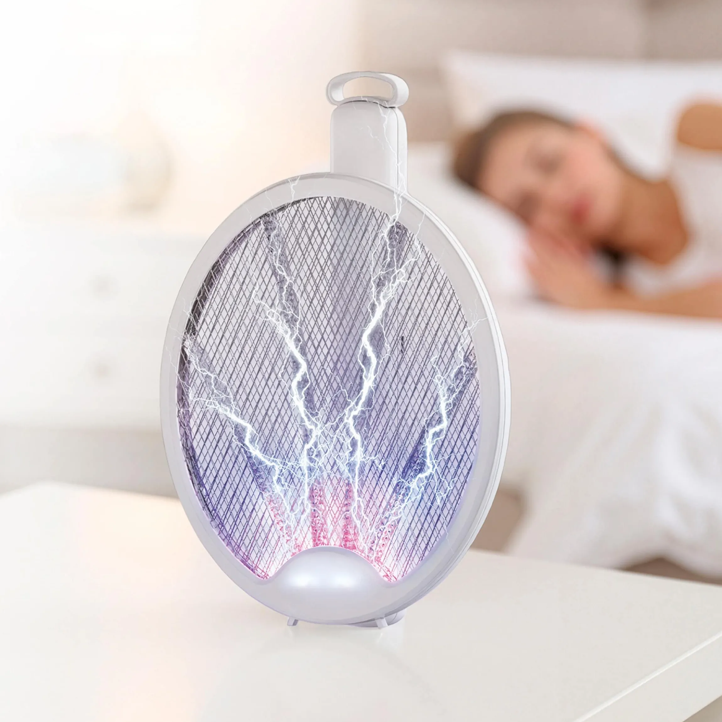 Elektrische Fliegenklatsche "2 in 1"
