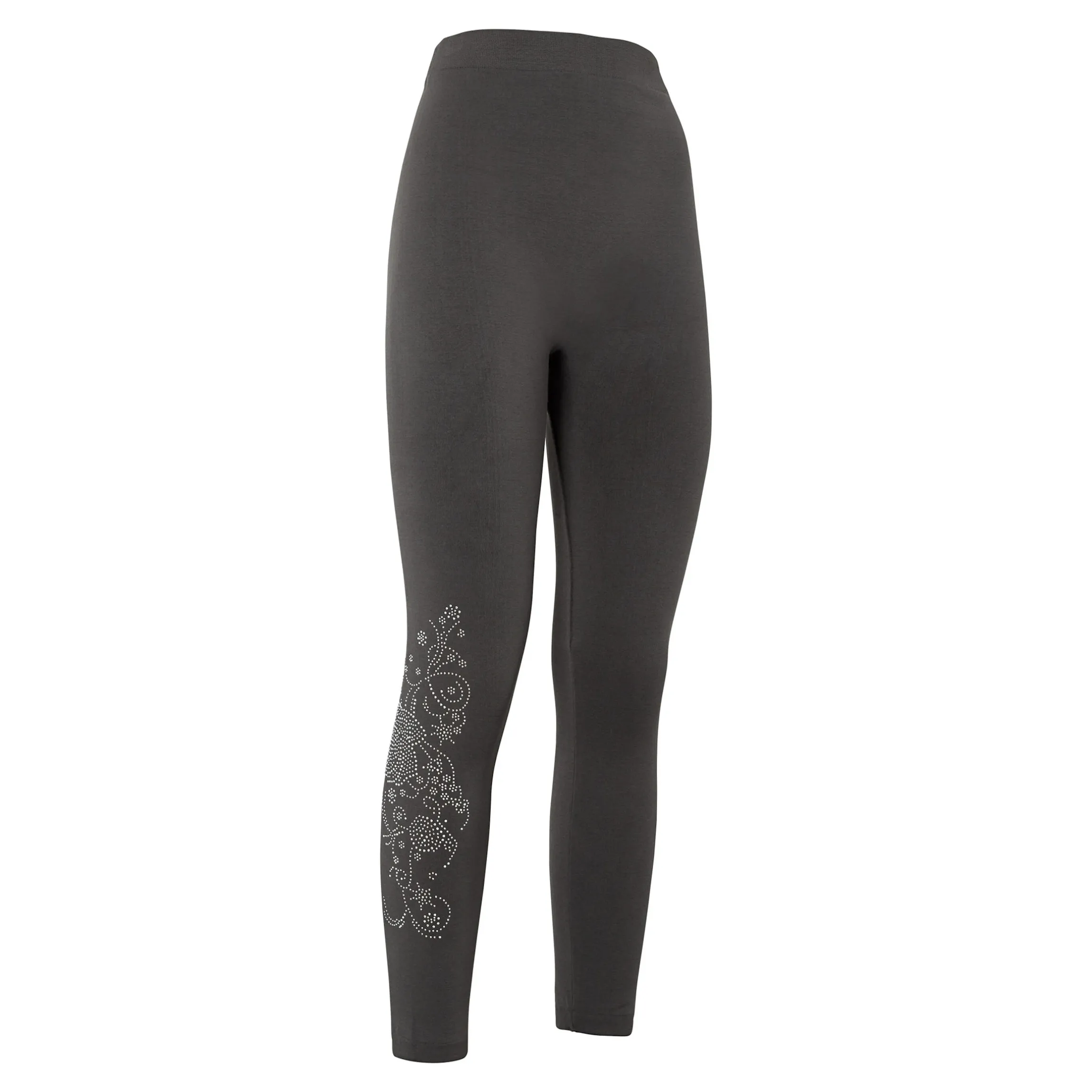 Fashion-Kuschel-Leggings grau