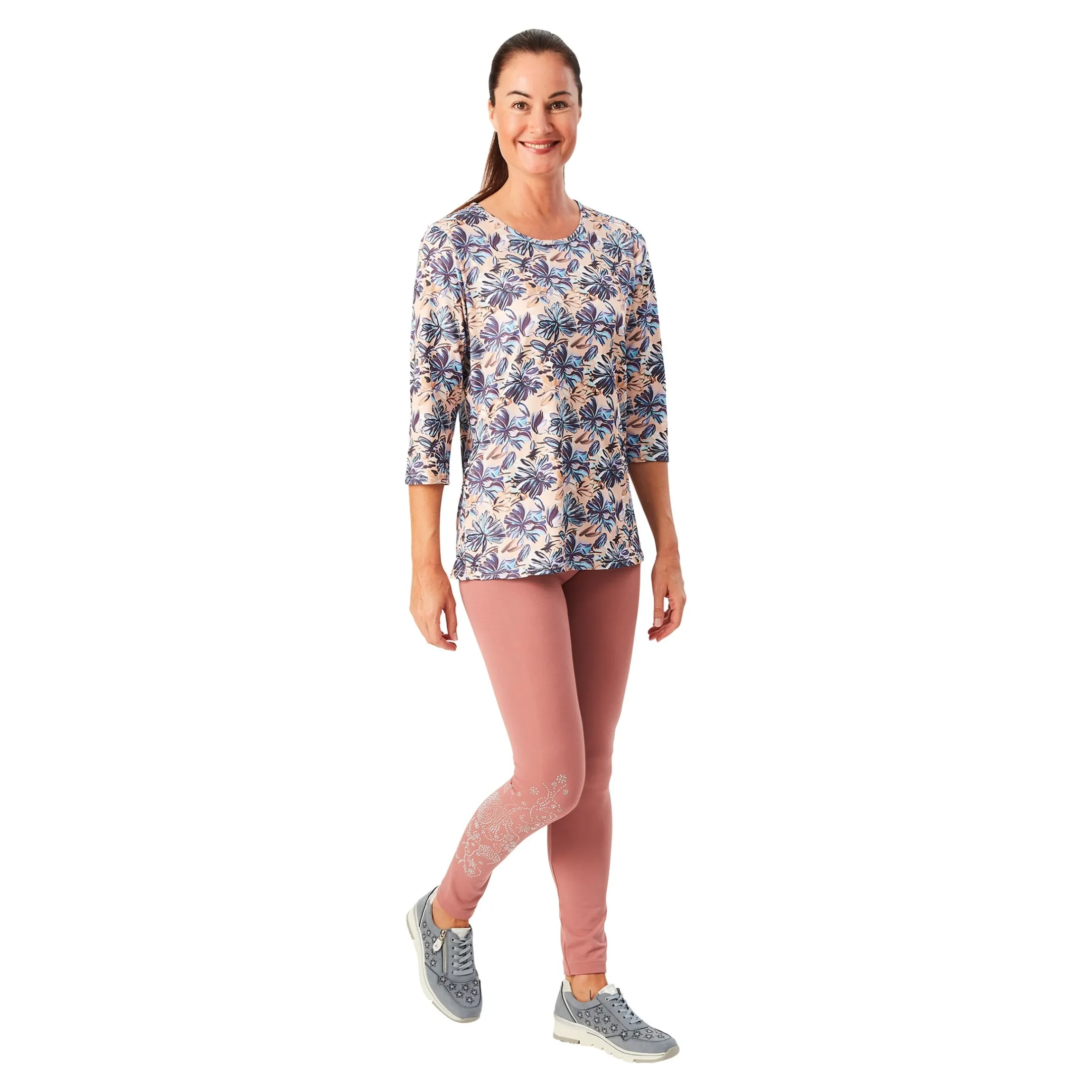 Fashion-Kuschel-Leggings malve