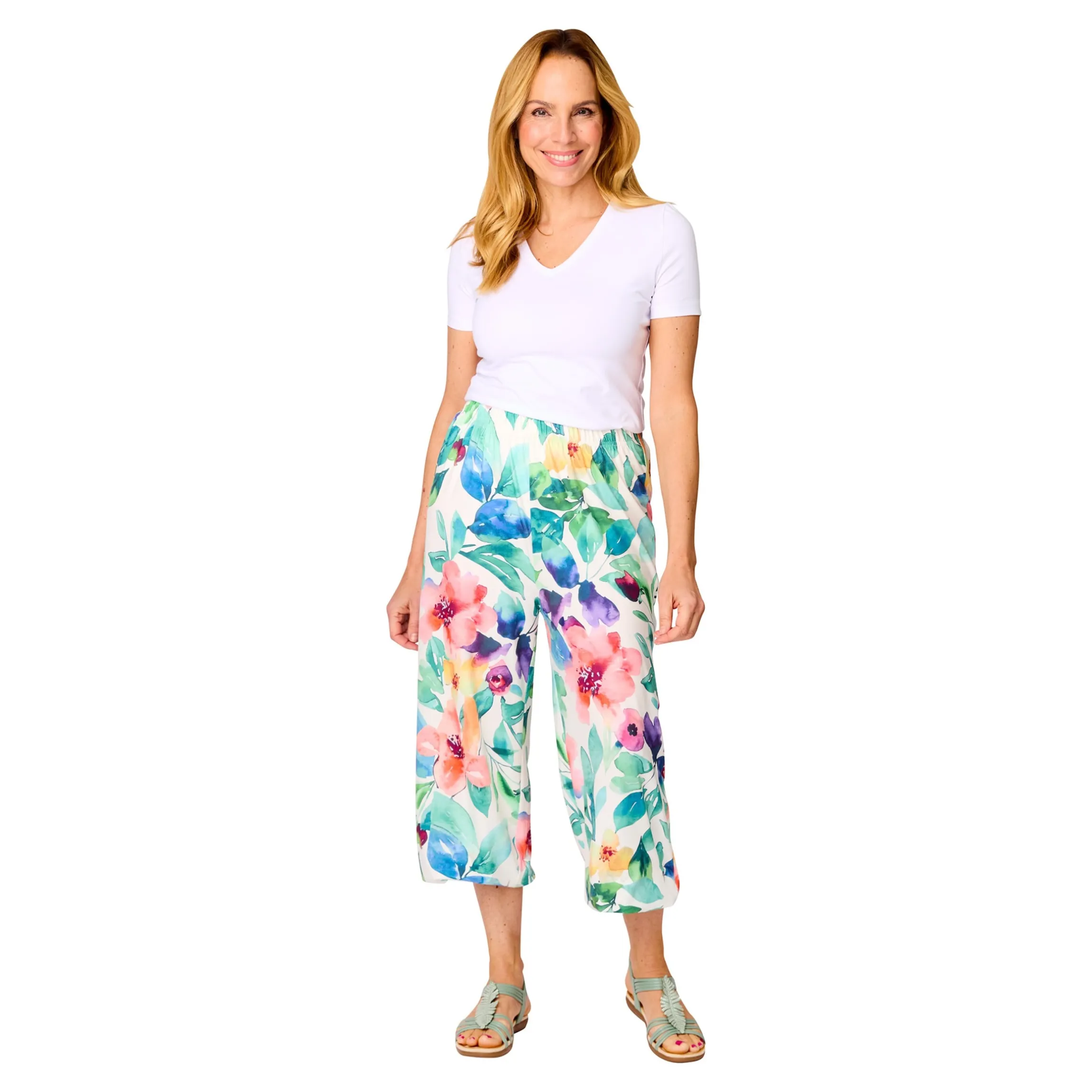 Fashion-Sandale "Feder" salbei