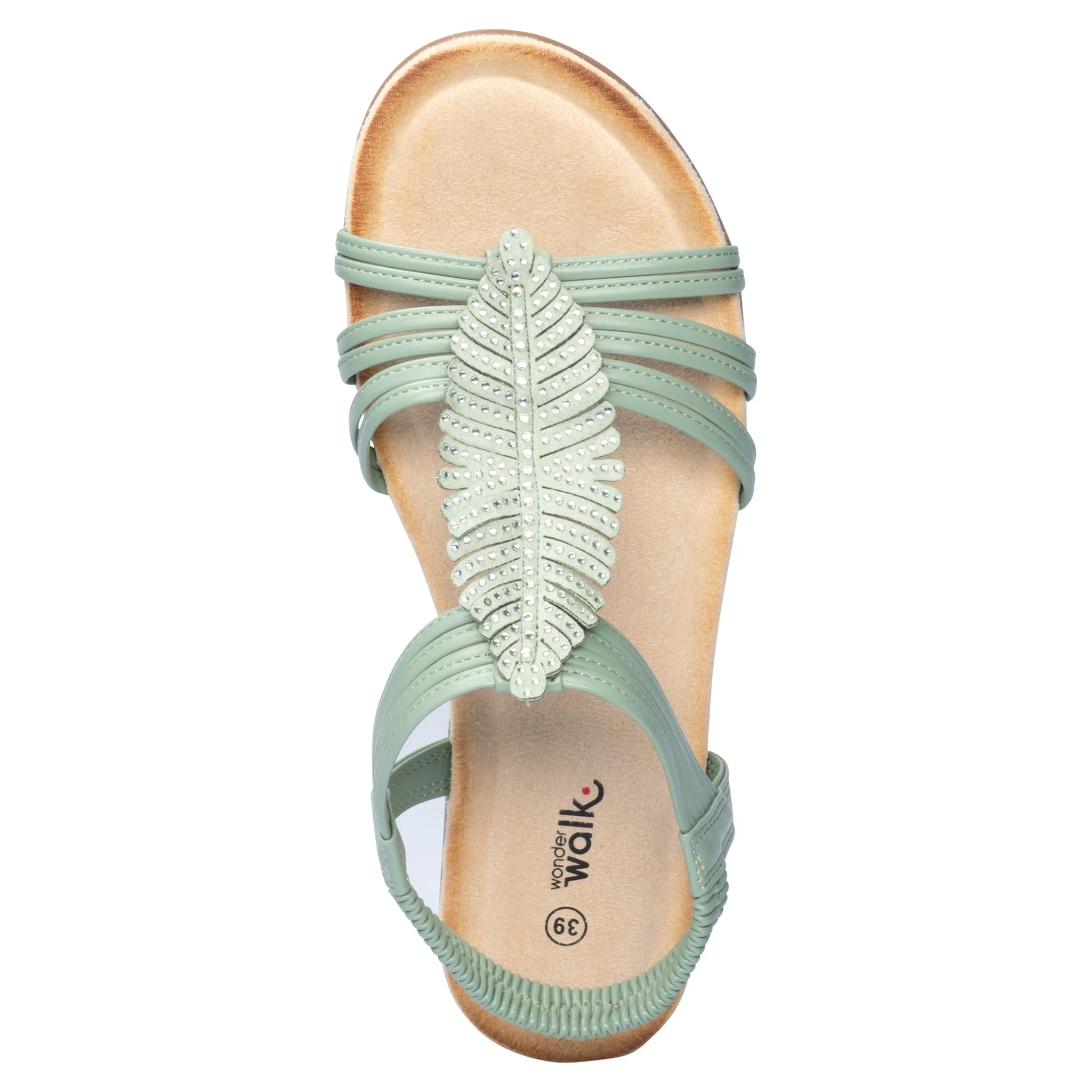 Fashion-Sandale "Feder" salbei