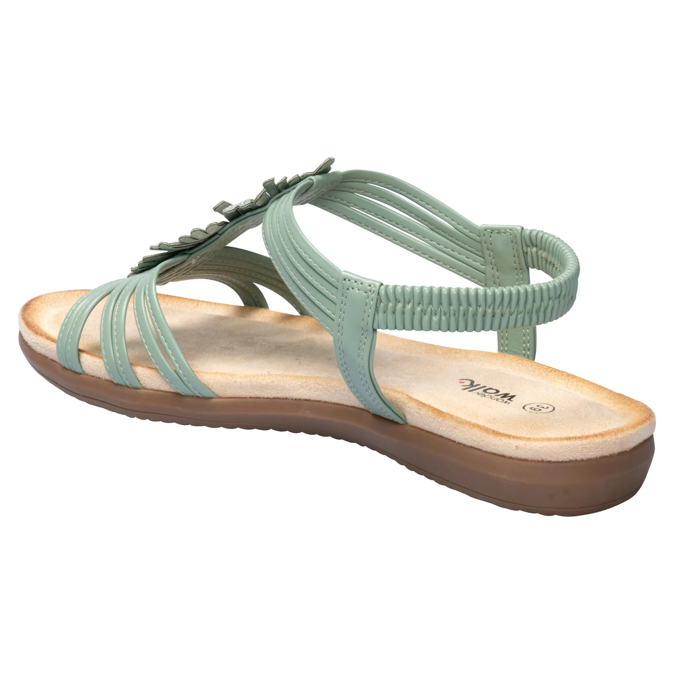 Fashion-Sandale "Feder" salbei