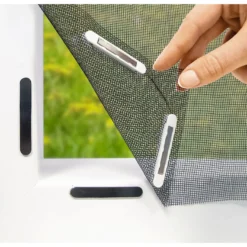 Fenster-Insektennetz "Magic Klick" mit Magnetbefestigung, 150x130 cm, zuschneidbar