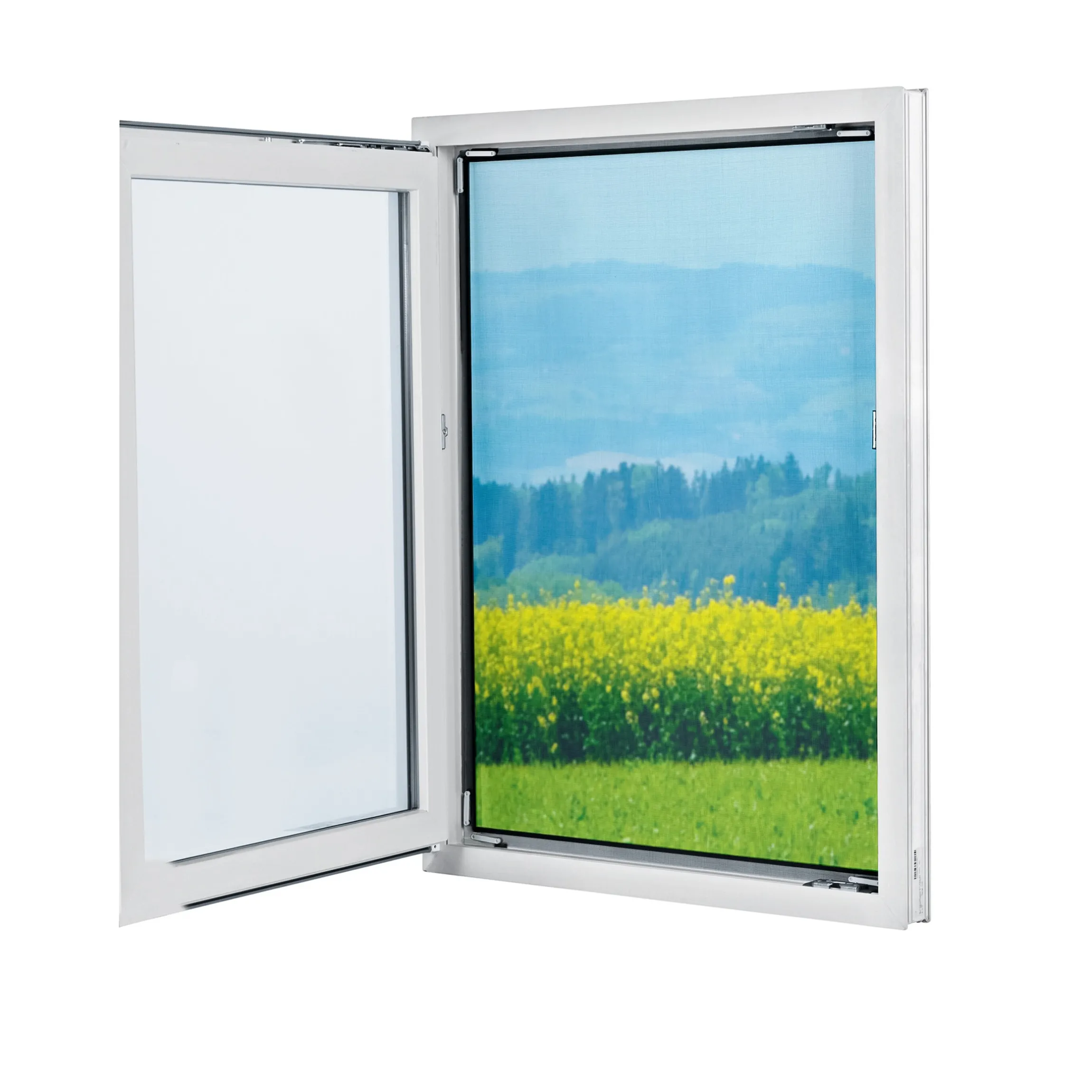 Fenster-Insektennetz "Magic Klick" mit Magnetbefestigung, 150x130 cm, zuschneidbar