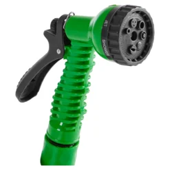 Flexibler Gartenschlauch + Gratis Sprühkopf 7,5 - 22,5m