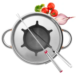 Fondueset, Edelstahl -