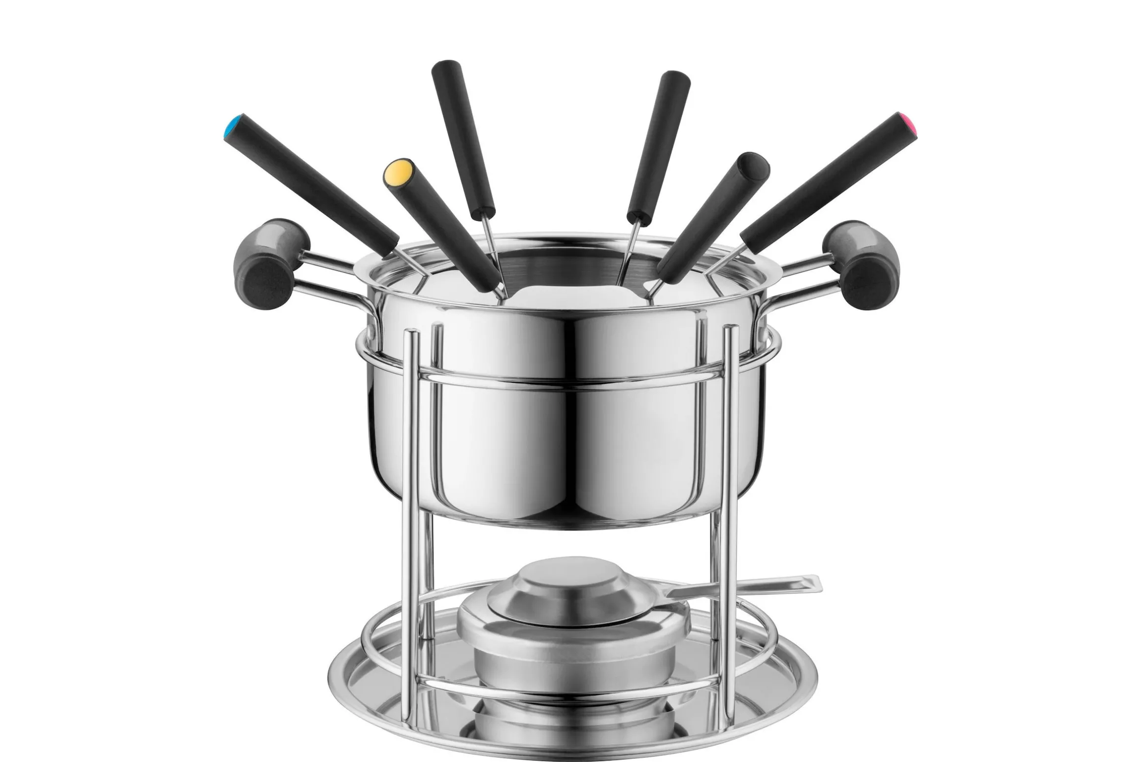 Fondueset, Edelstahl -