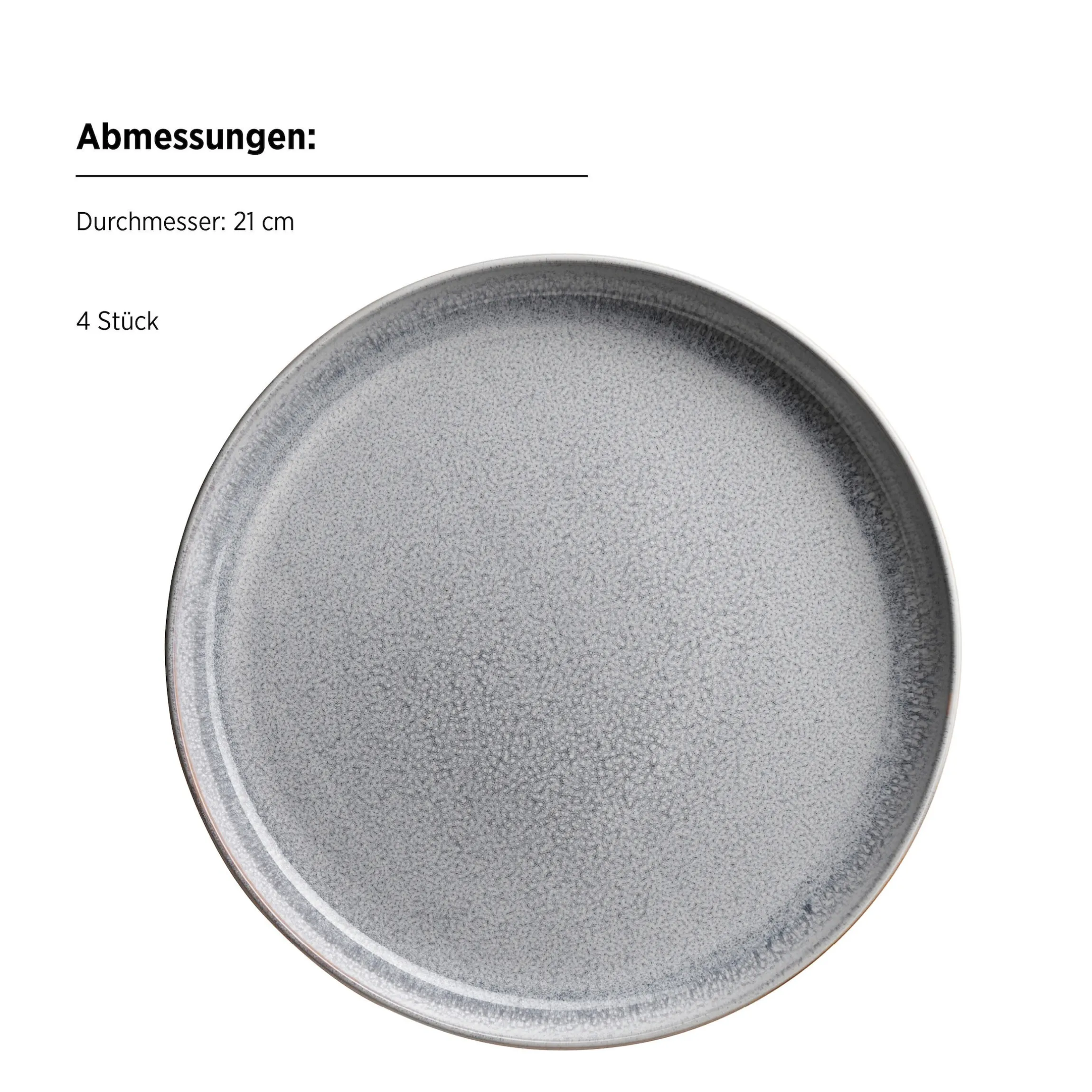 Frühstück Set, Steinzeug Aquata Grau