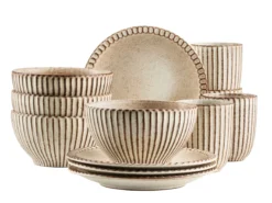 Frühstück Set, Steinzeug Ida Beige