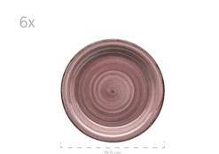 Frühstücksgeschirr, Steingut Lumaca Berry