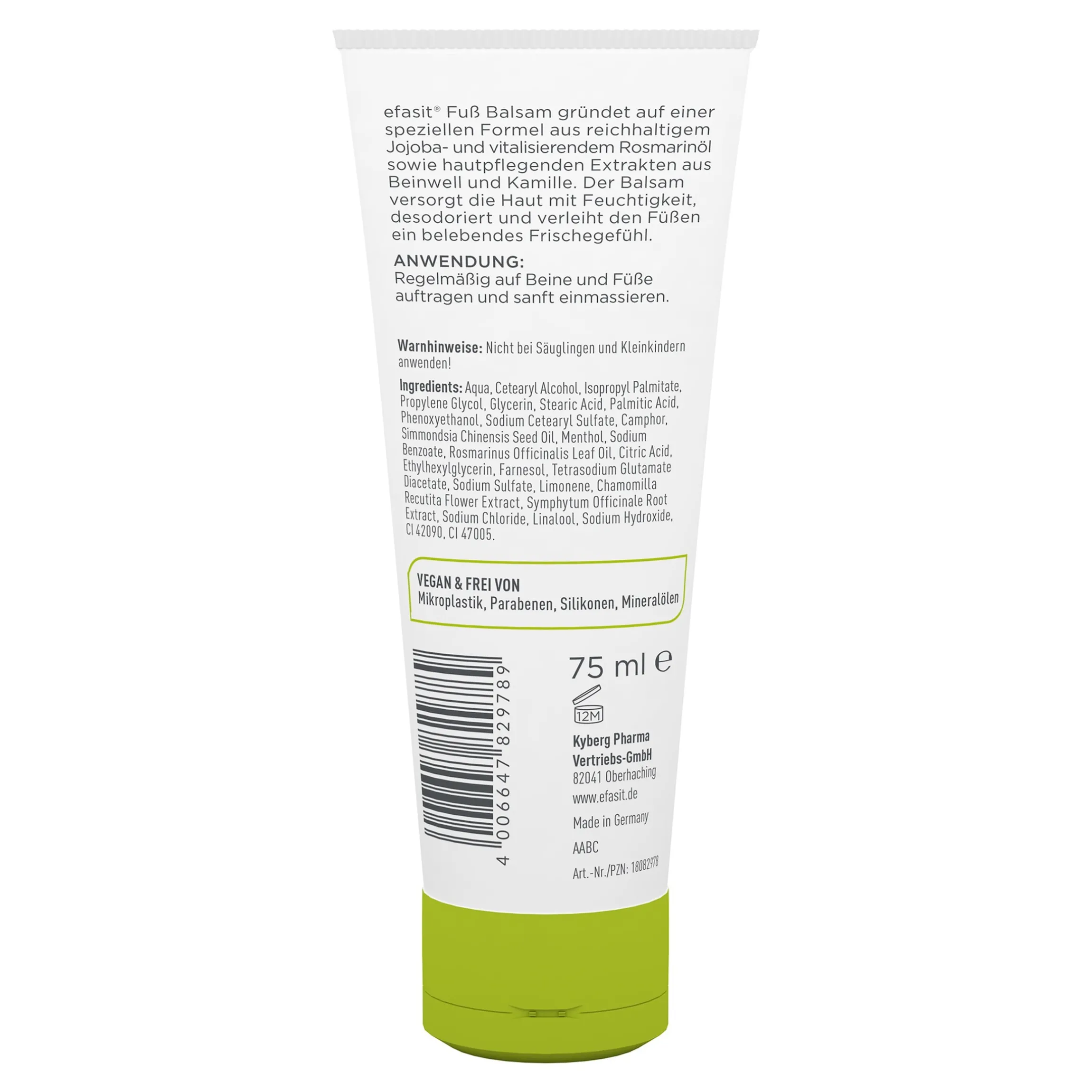 Fuß Balsam, 75 ml