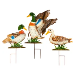 Gartenstecker „Enten-Trio“