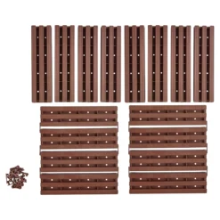 Gehwegplatten zum Ausrollen, 16 Platten
