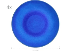 Geschirr-Set, Keramik Ossia Sand, Hellblau