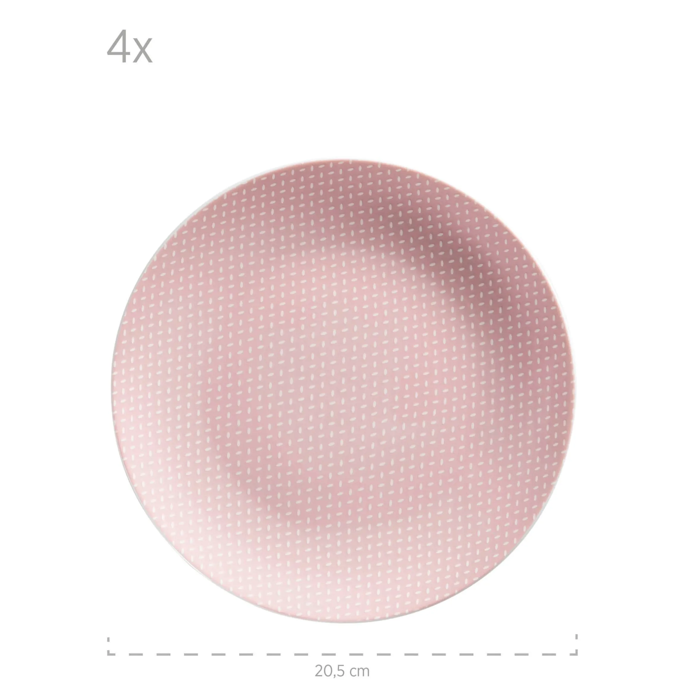 Geschirr-Set, Porzellan Kitchen Time II Rosa