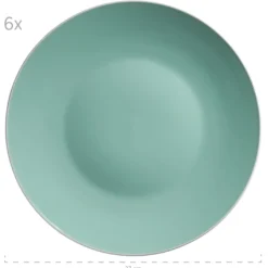 Geschirr-Set, Steinzeug Elissa Grün
