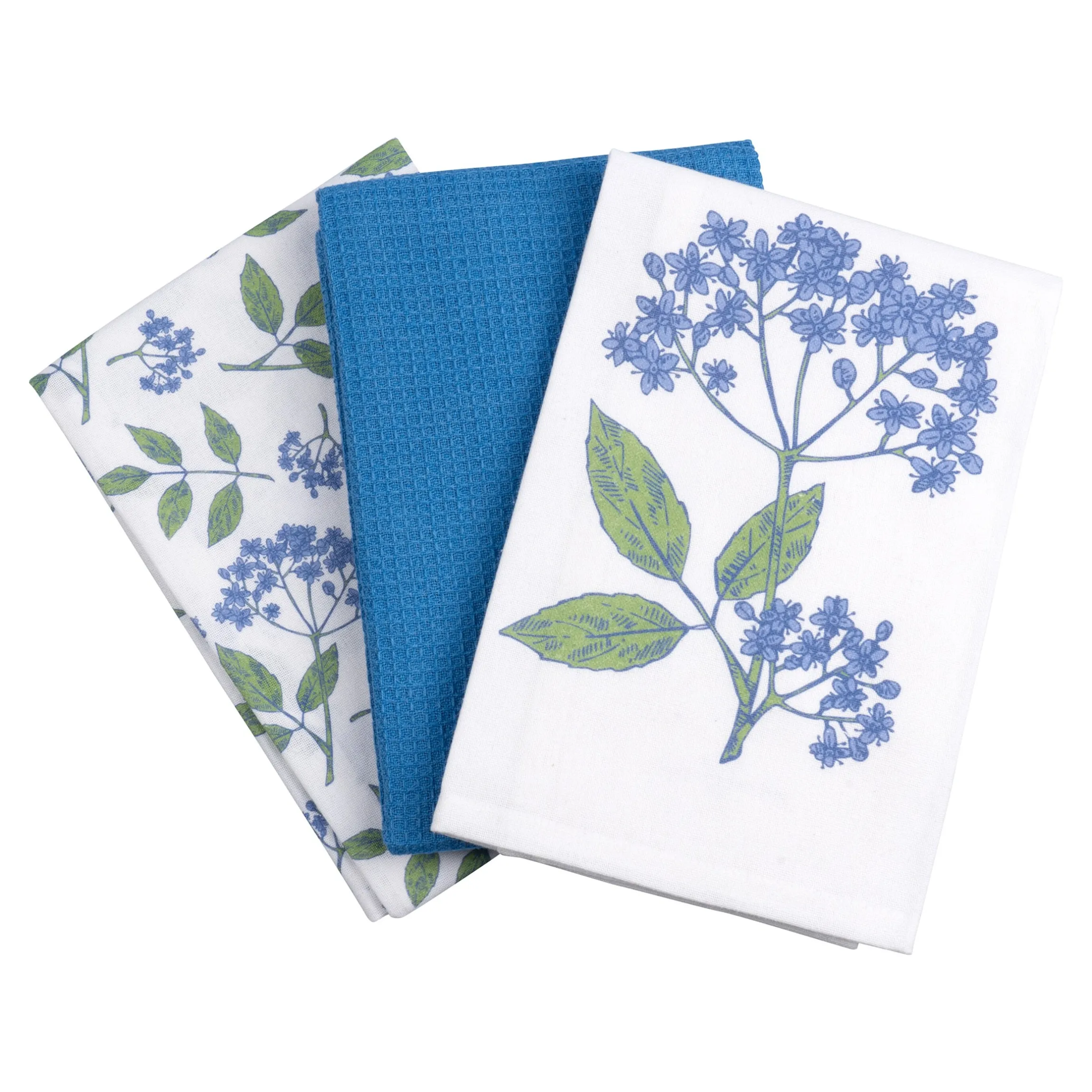Geschirrtücher-Set „Hortensie“, 3 Stück