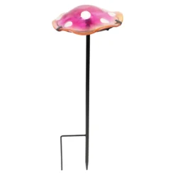 Glas-Gartenstecker „Pilz“
