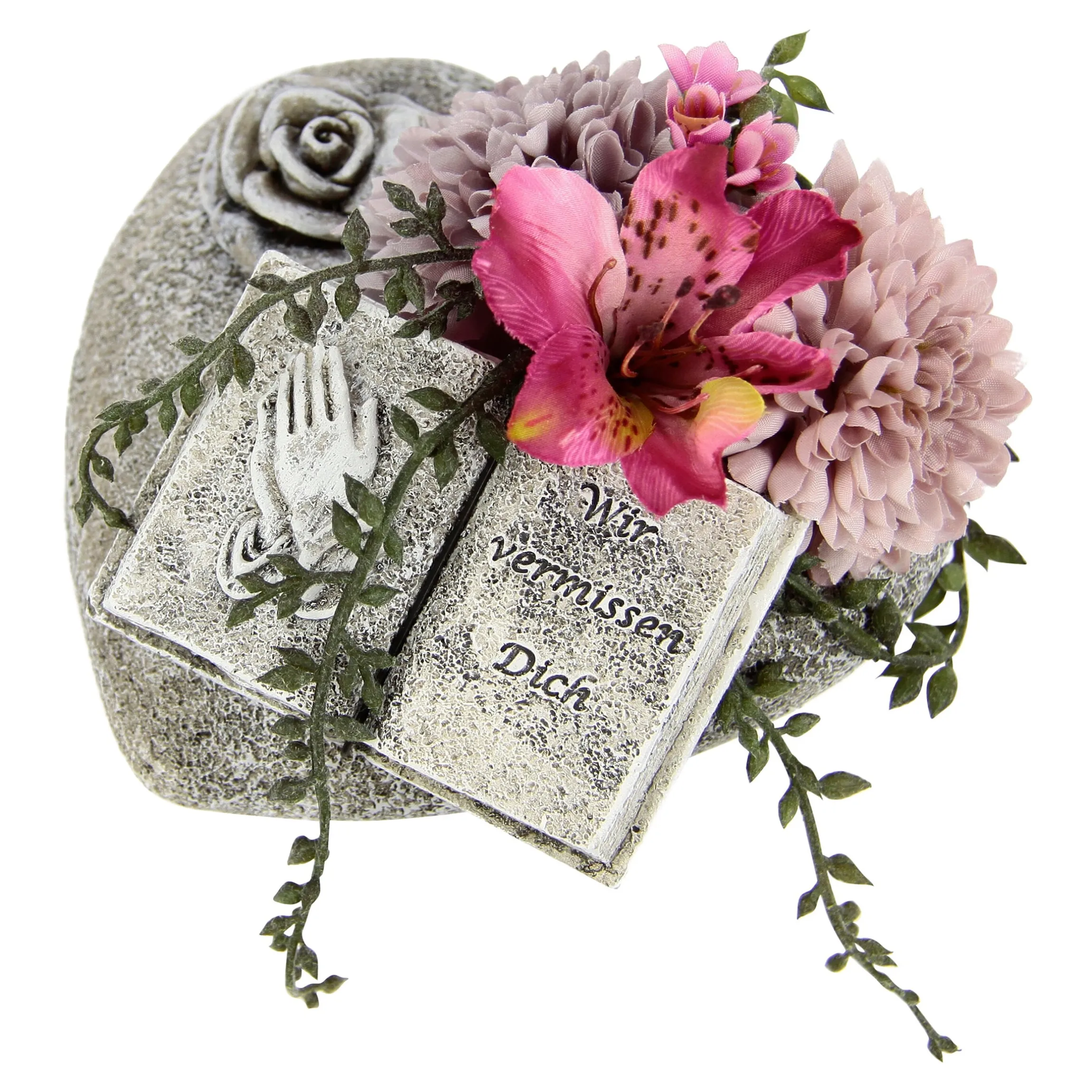Grabschmuck "Dahlien-Buch"