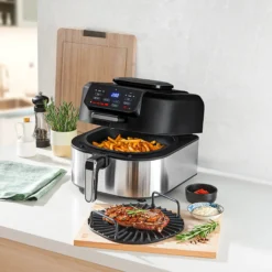Grill-Heißluftfritteuse „2 in 1“