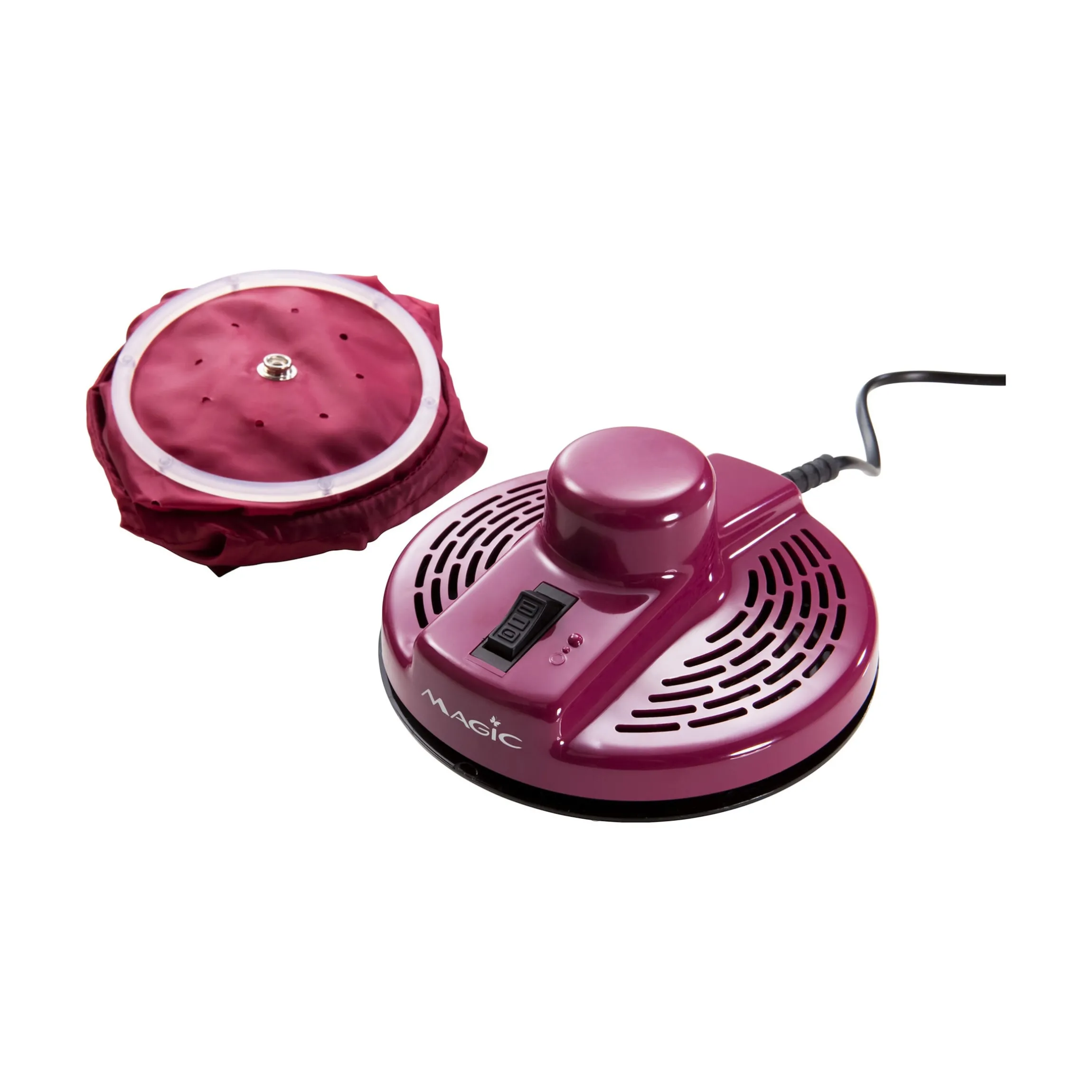 Haartrockenhaube "aubergine"