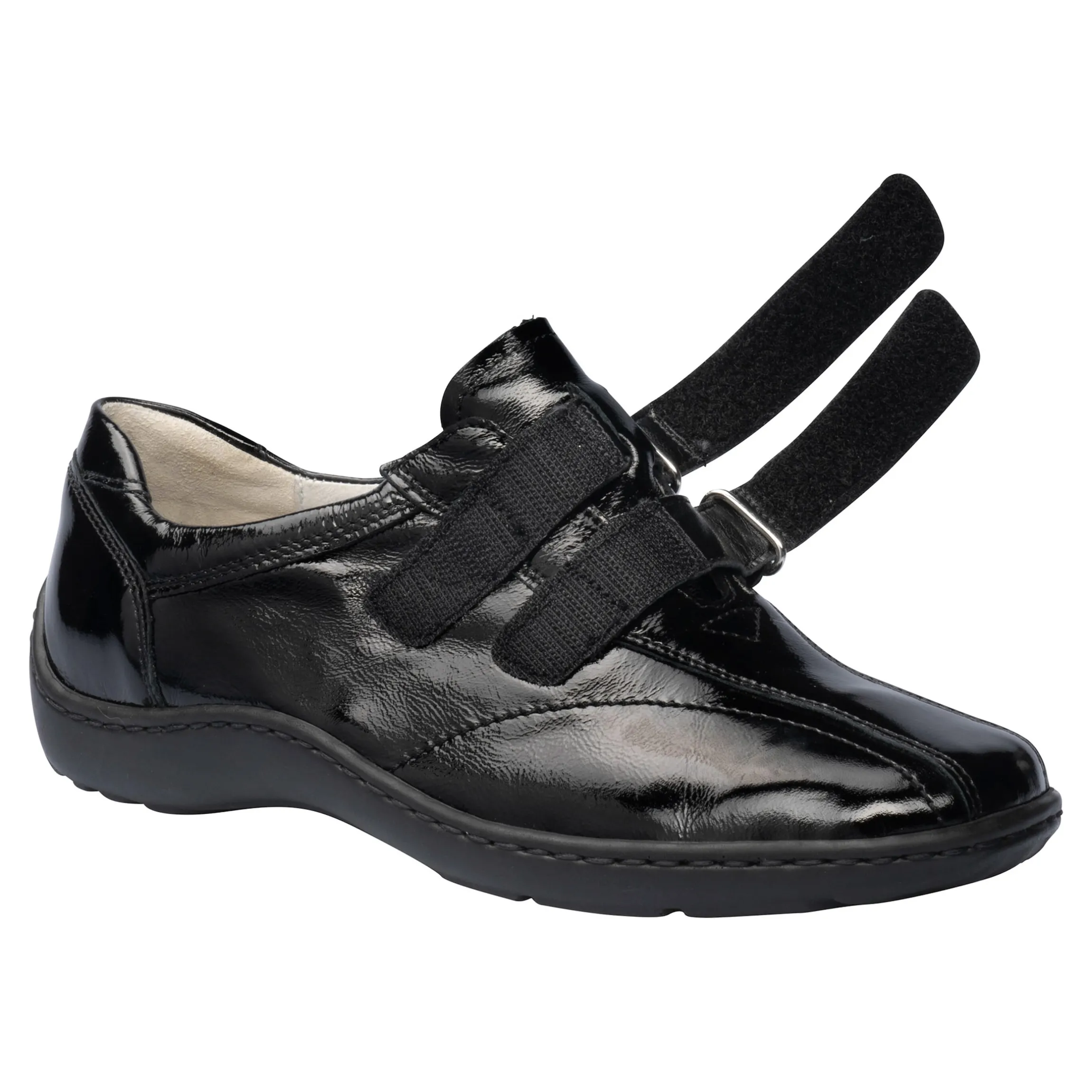 Halbschuh Henni schwarz lack