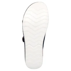 Hallux-Klett-Pantolette „Helga“ marine