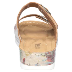 Hallux-Klett-Pantolette „Helga“ beige