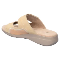 Hallux-Leder-Klettpantolette „Lisa“
