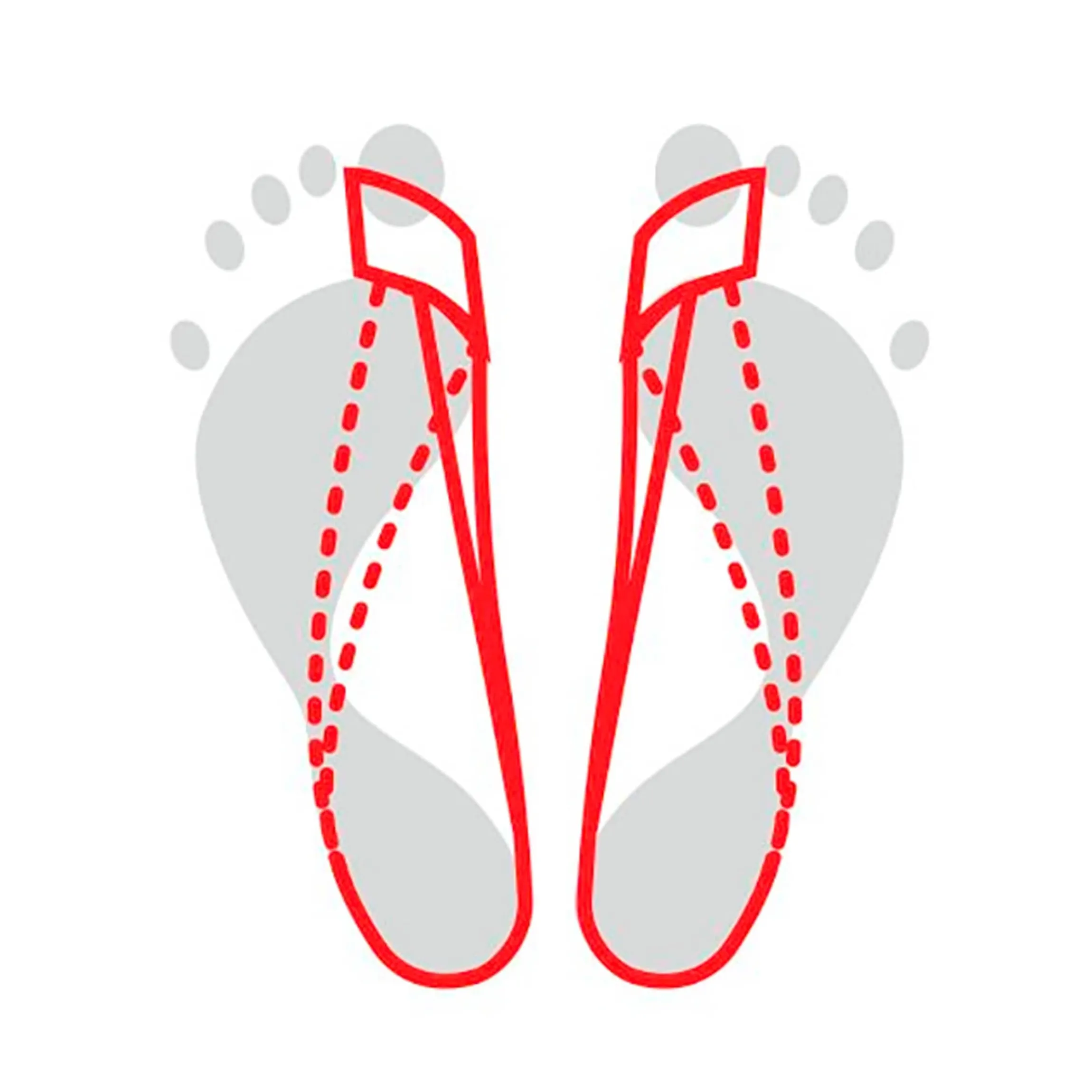 Hallux-Valgus-Korrektur-Schlaufe links