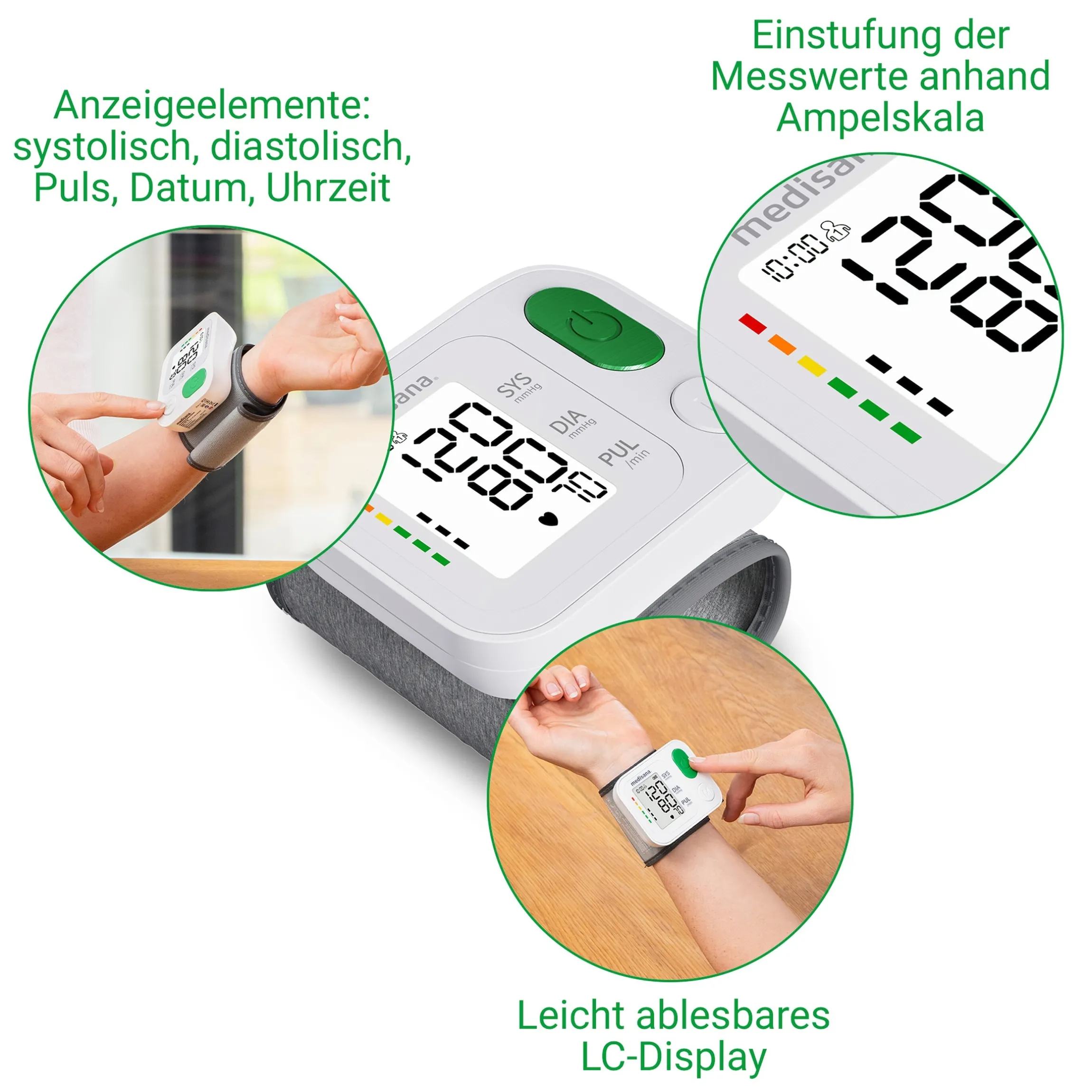 Handgelenk-Blutdruckmessgerät BW 345