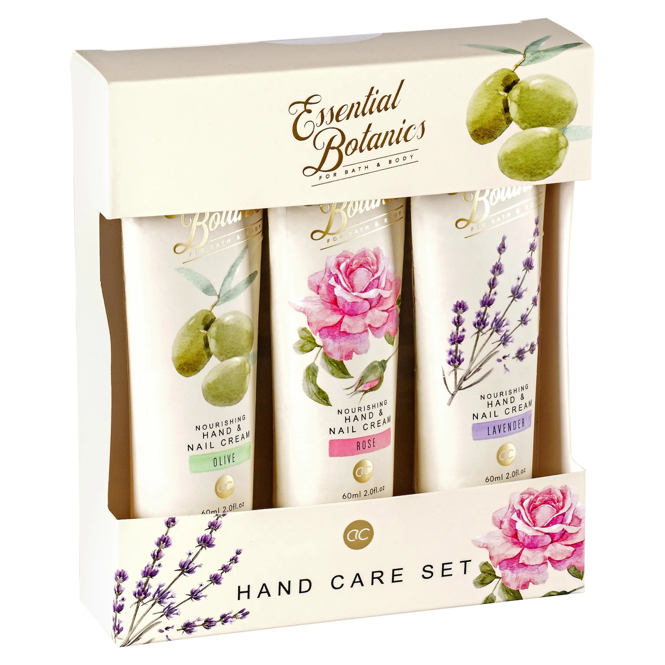 Handpflegeset in Geschenkbox, 3 Stück, 180 ml