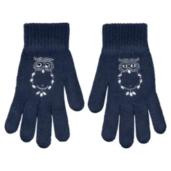 Handschuh "Eule" blau