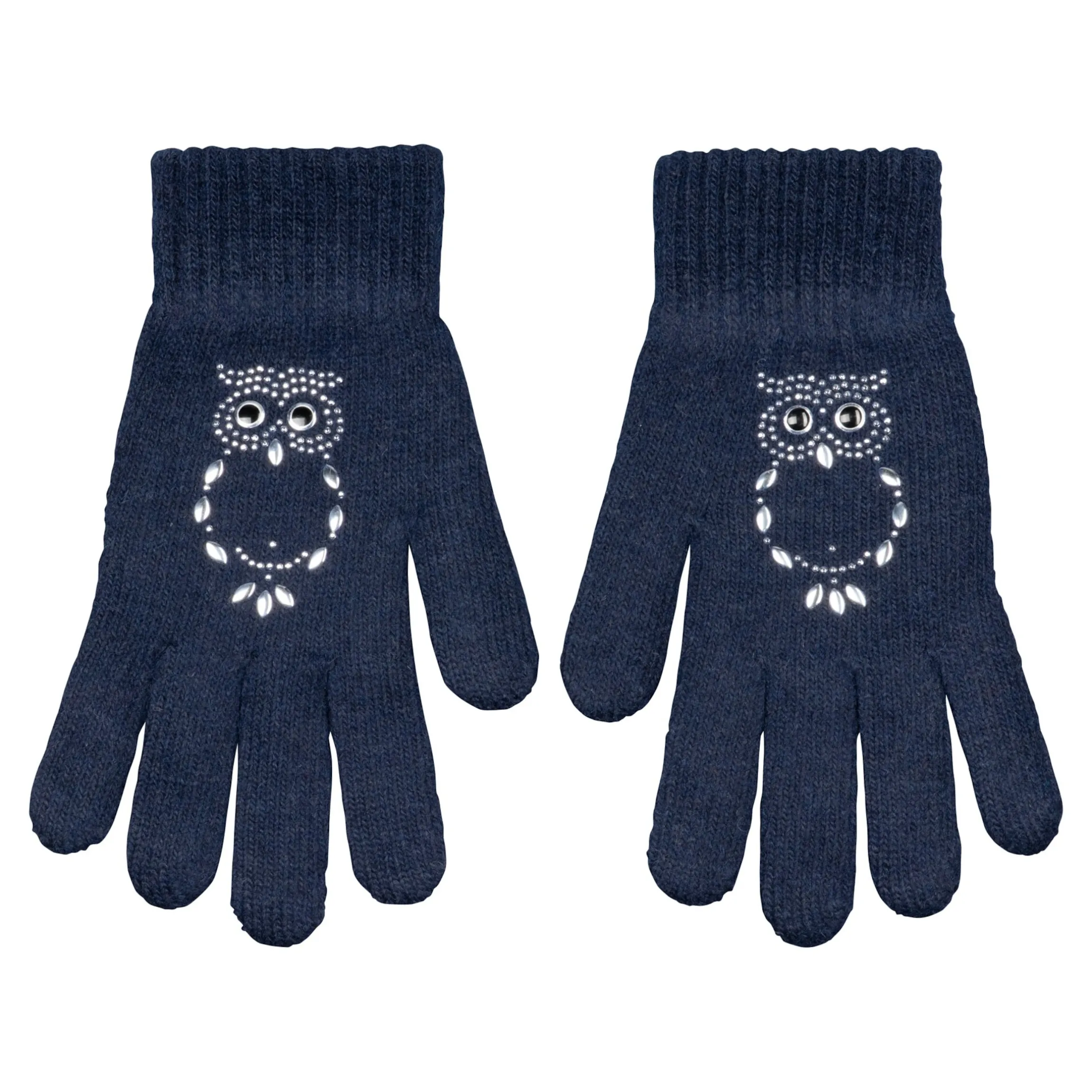 Handschuh "Eule" blau