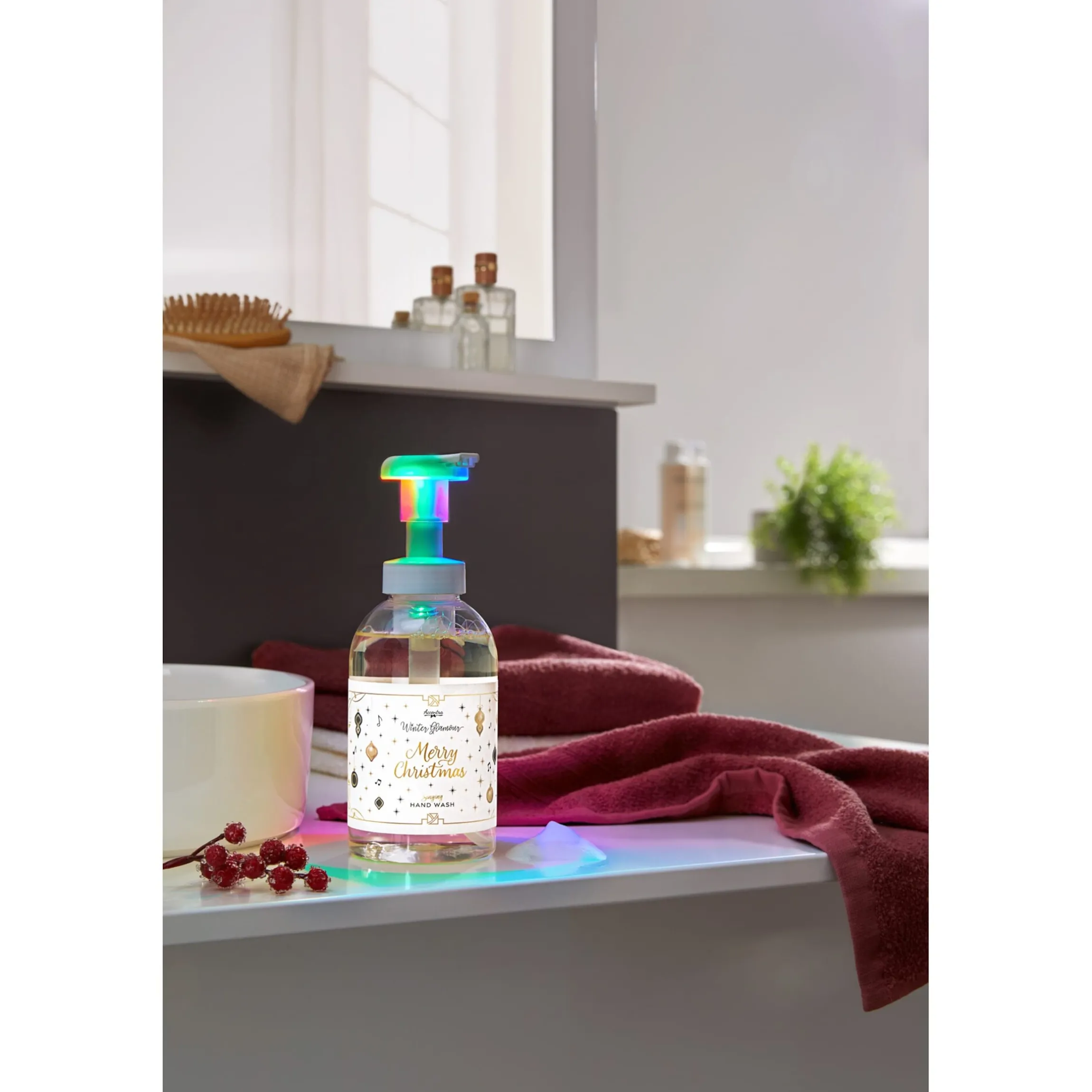 Handseife „Melodie“, 500 ml Winter Glamour "Jingle Bells"