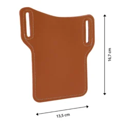 Handy-Gürteltasche braun
