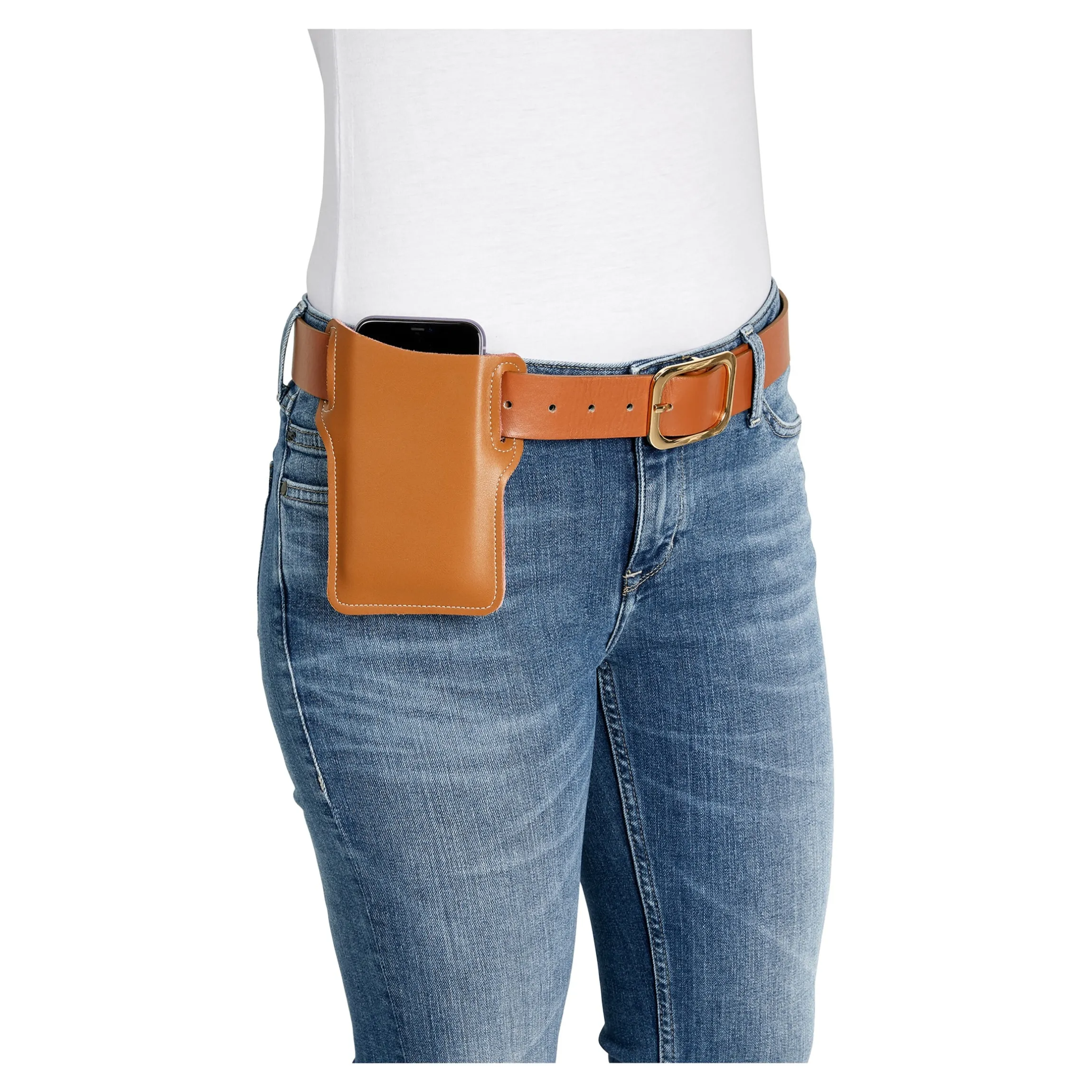 Handy-Gürteltasche braun