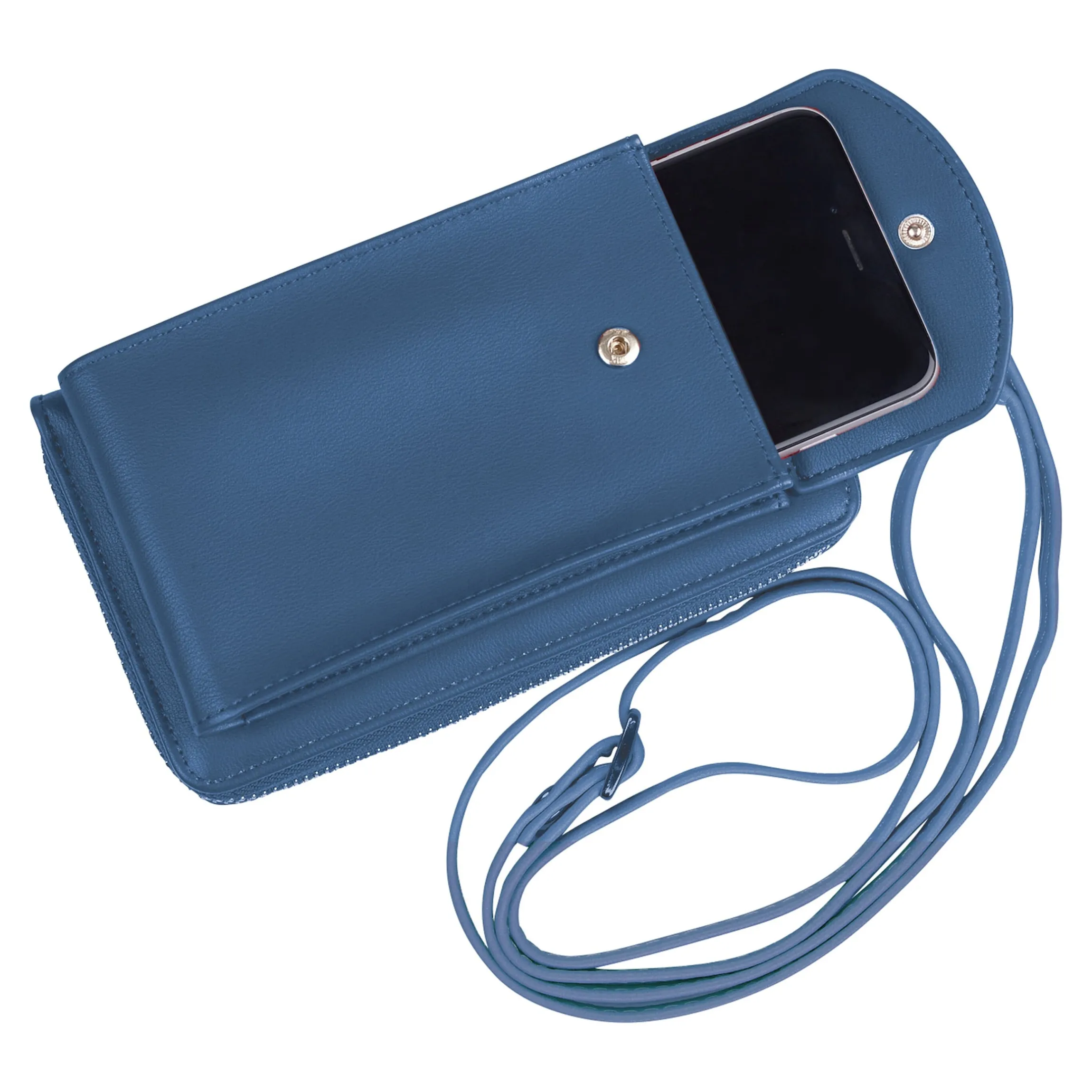 Handy-Umhängetasche blau